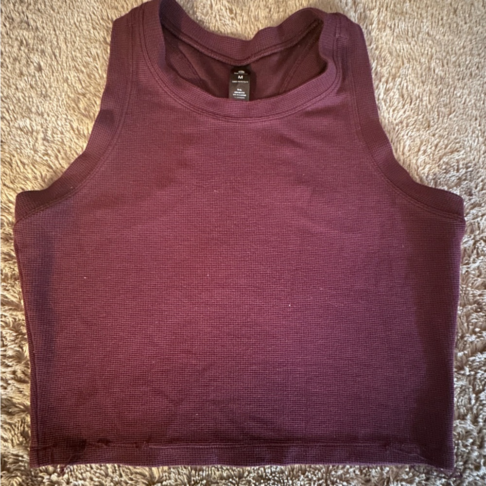 90 Degree Reflex MaroonTank crop  activewear workout comfortable  causal